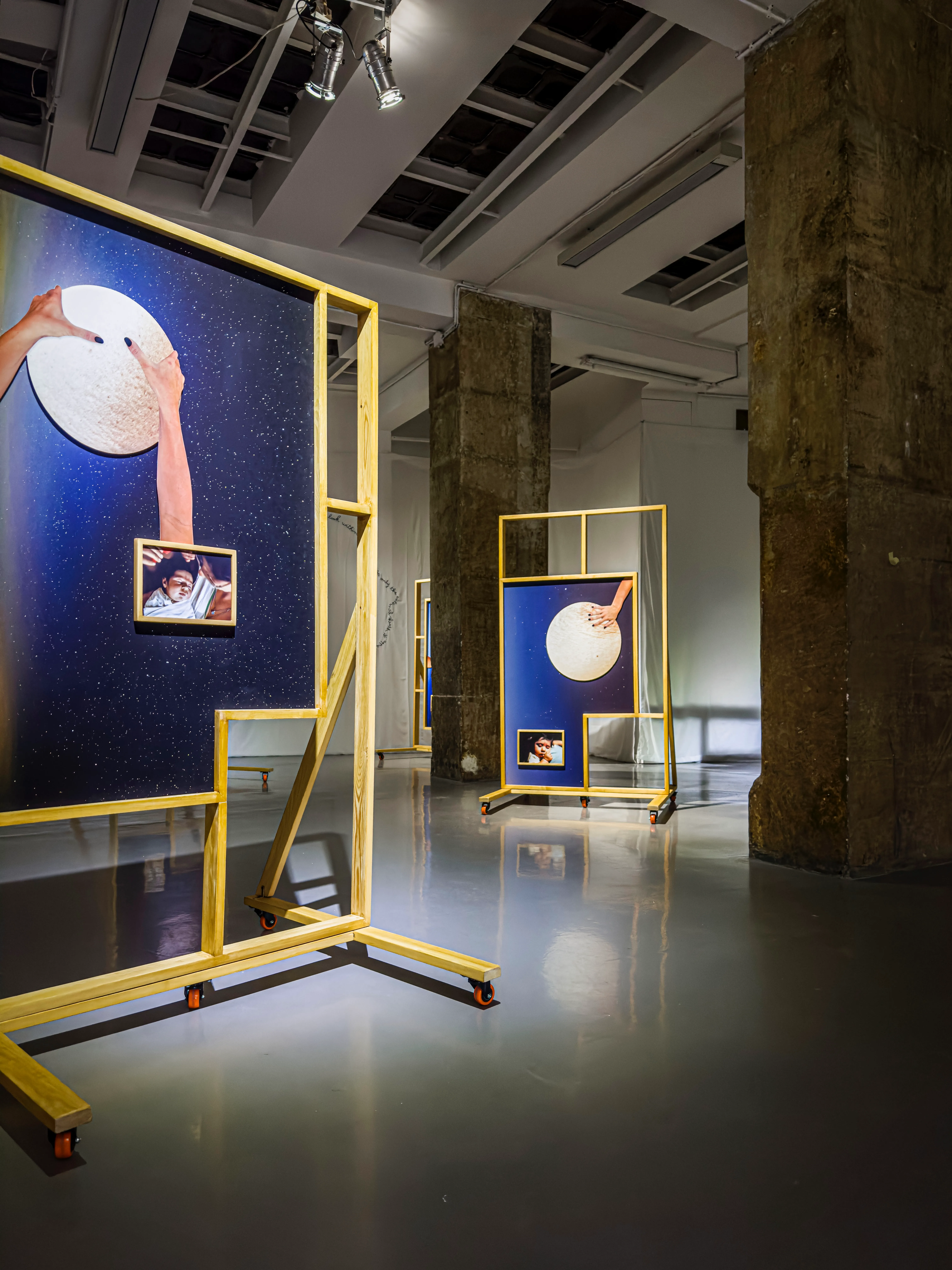 From Her To The Moon — Installation View — Galerie Dix9 Paris