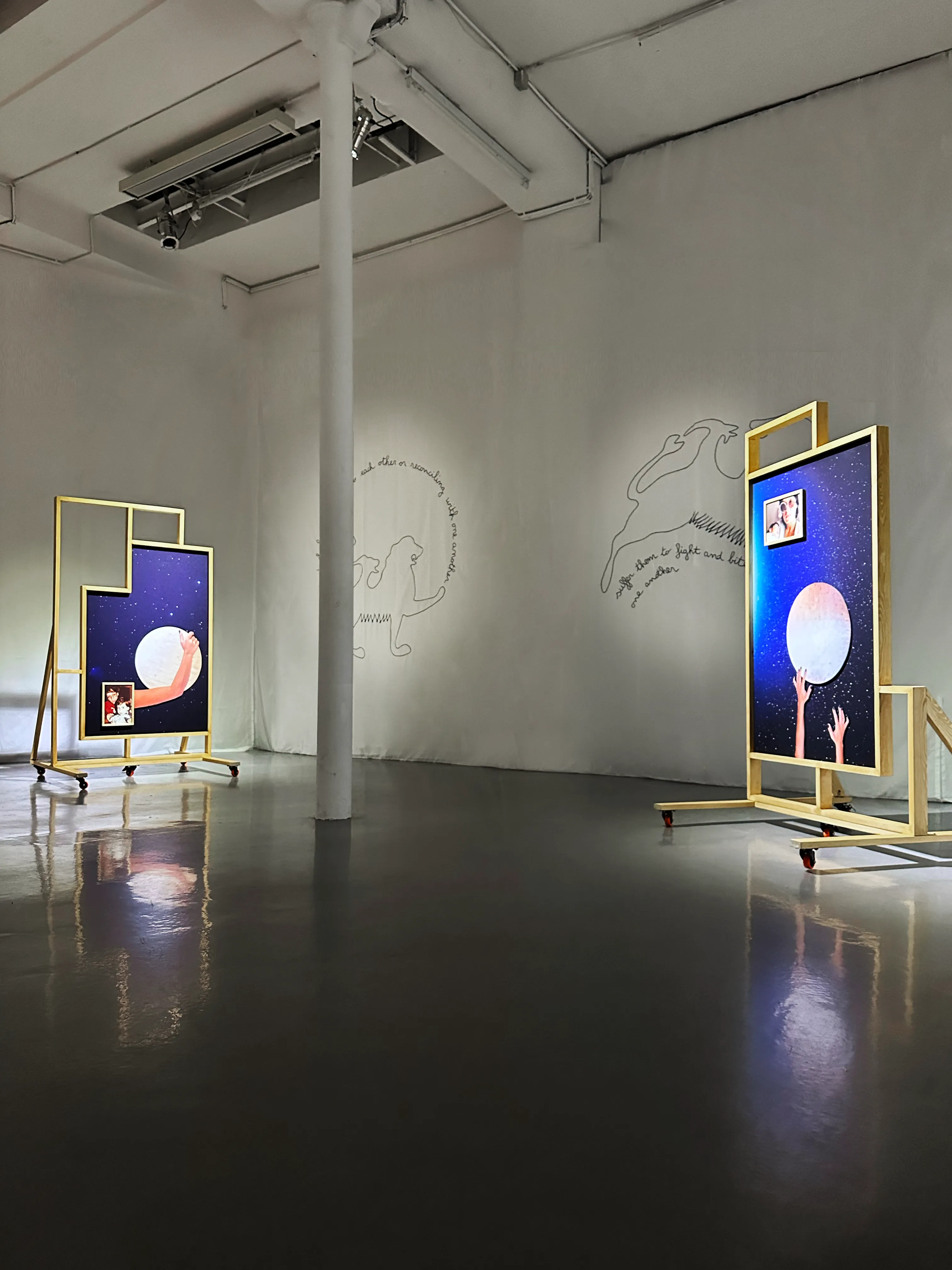 From Her To The Moon — Installation View — Galerie Dix9 Paris