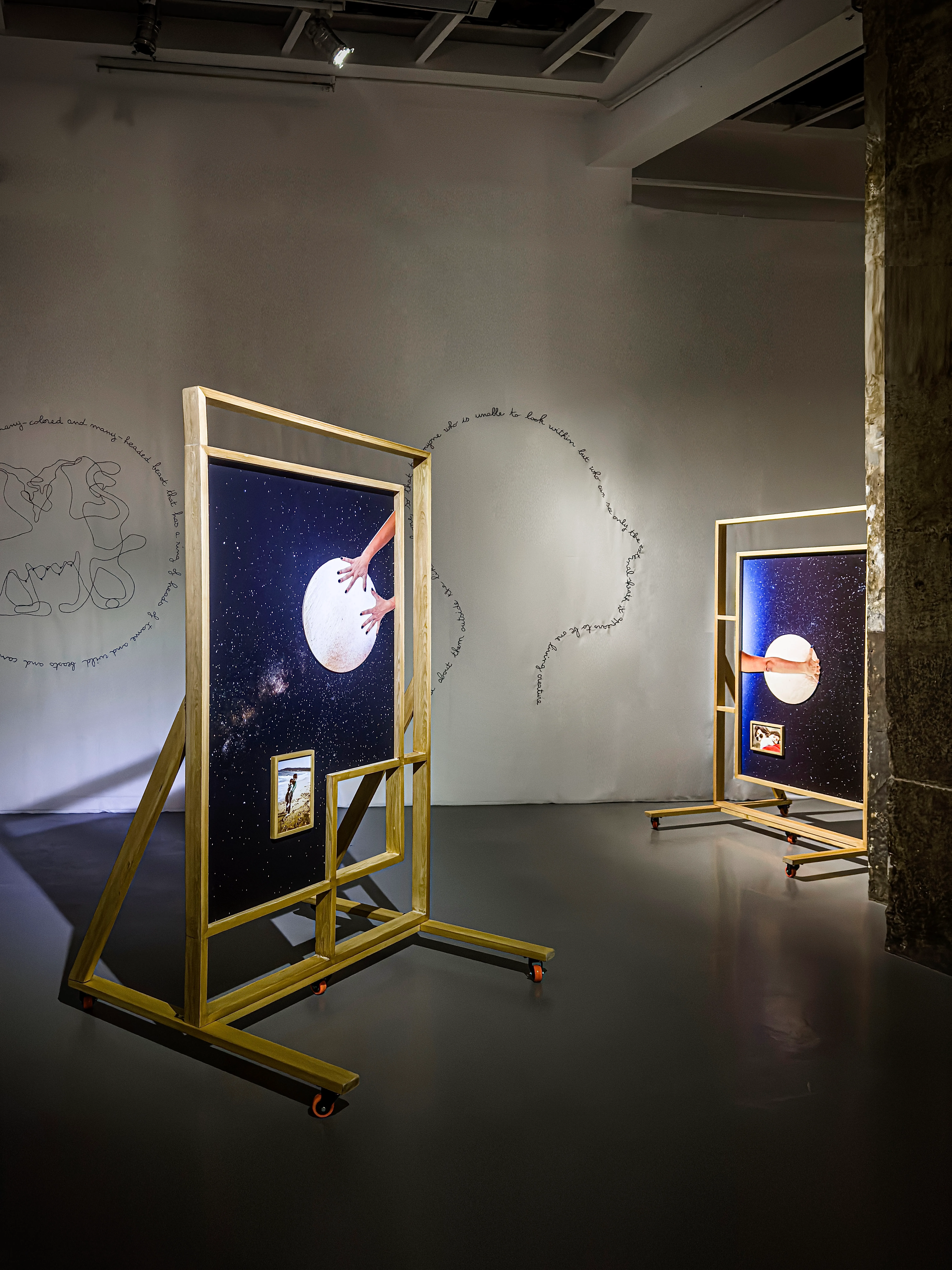 From Her To The Moon — Installation View — Galerie Dix9 Paris