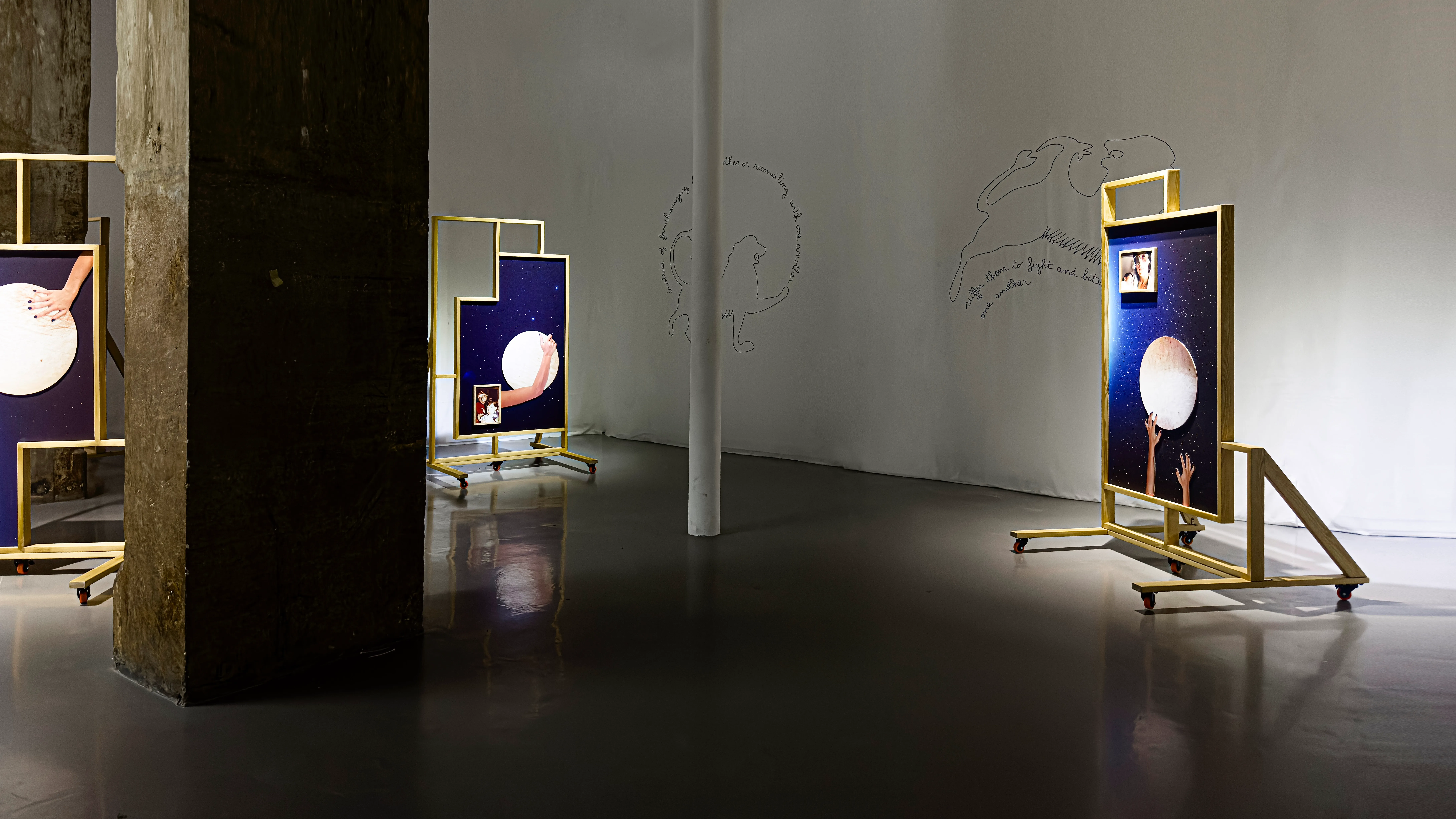 From Her To The Moon — Installation View — Galerie Dix9 Paris