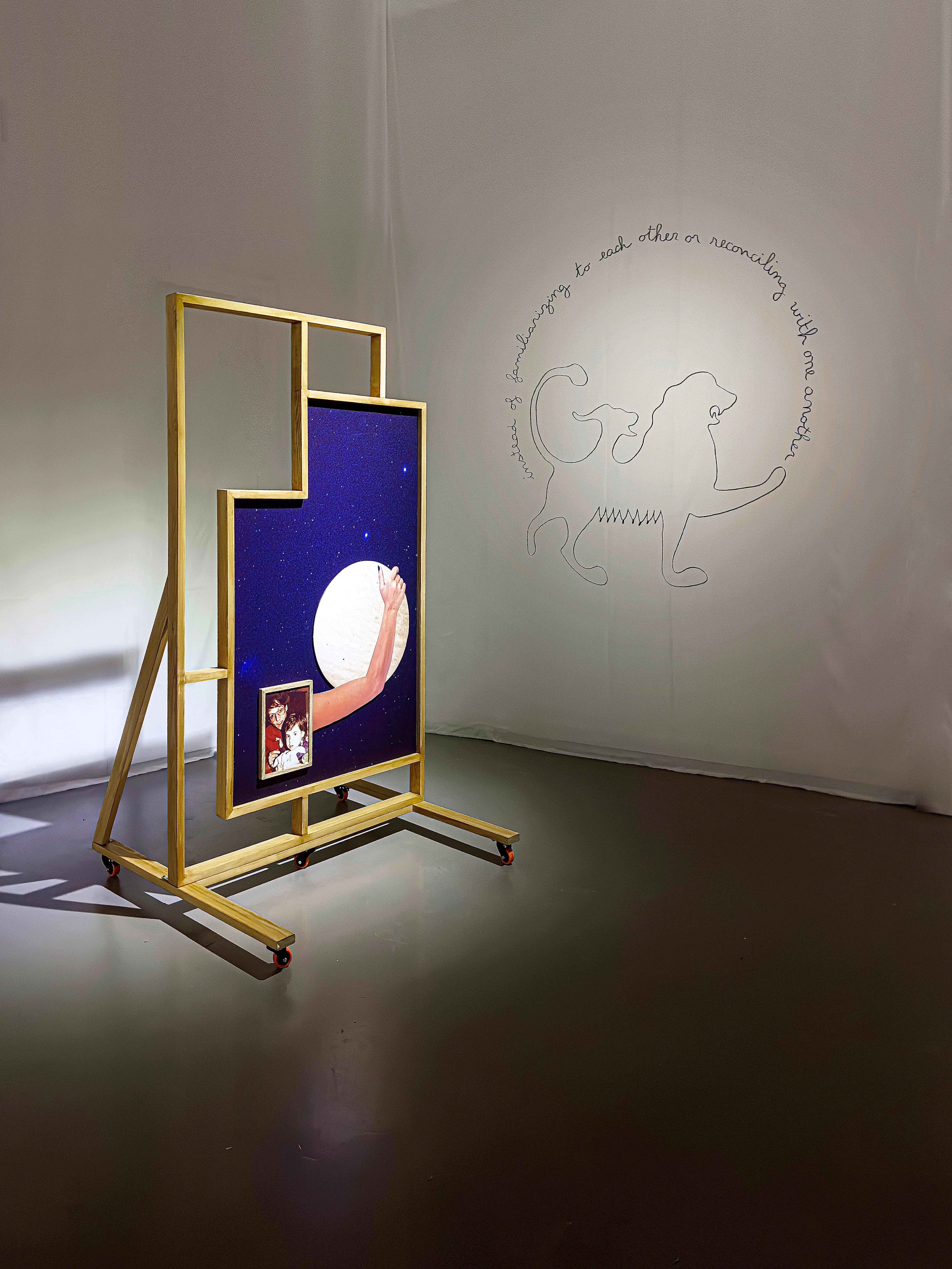 From Her To The Moon — Installation View — Galerie Dix9 Paris