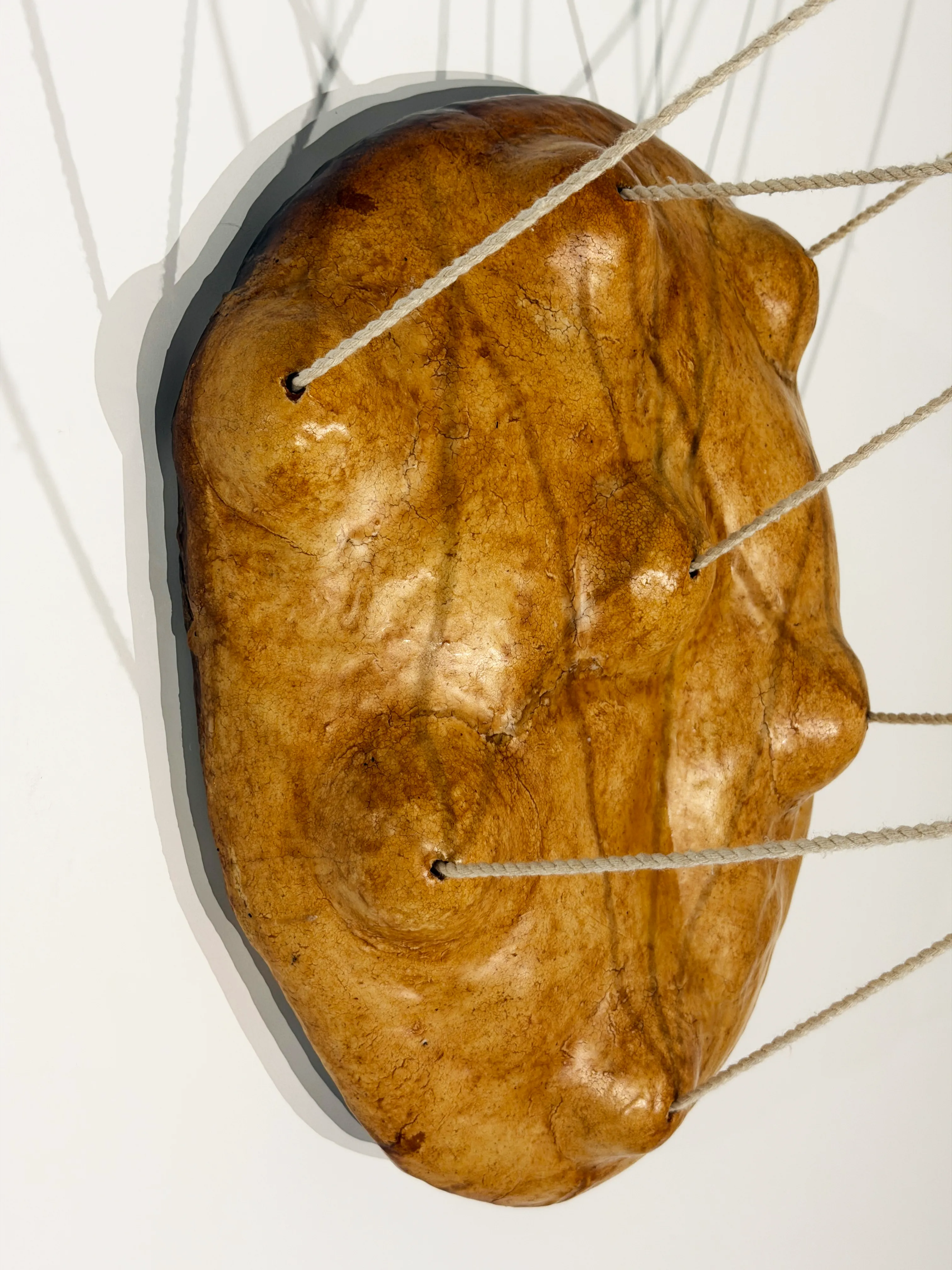 Threnos — Bread Mask Detail — Casa Donna Di A Serra